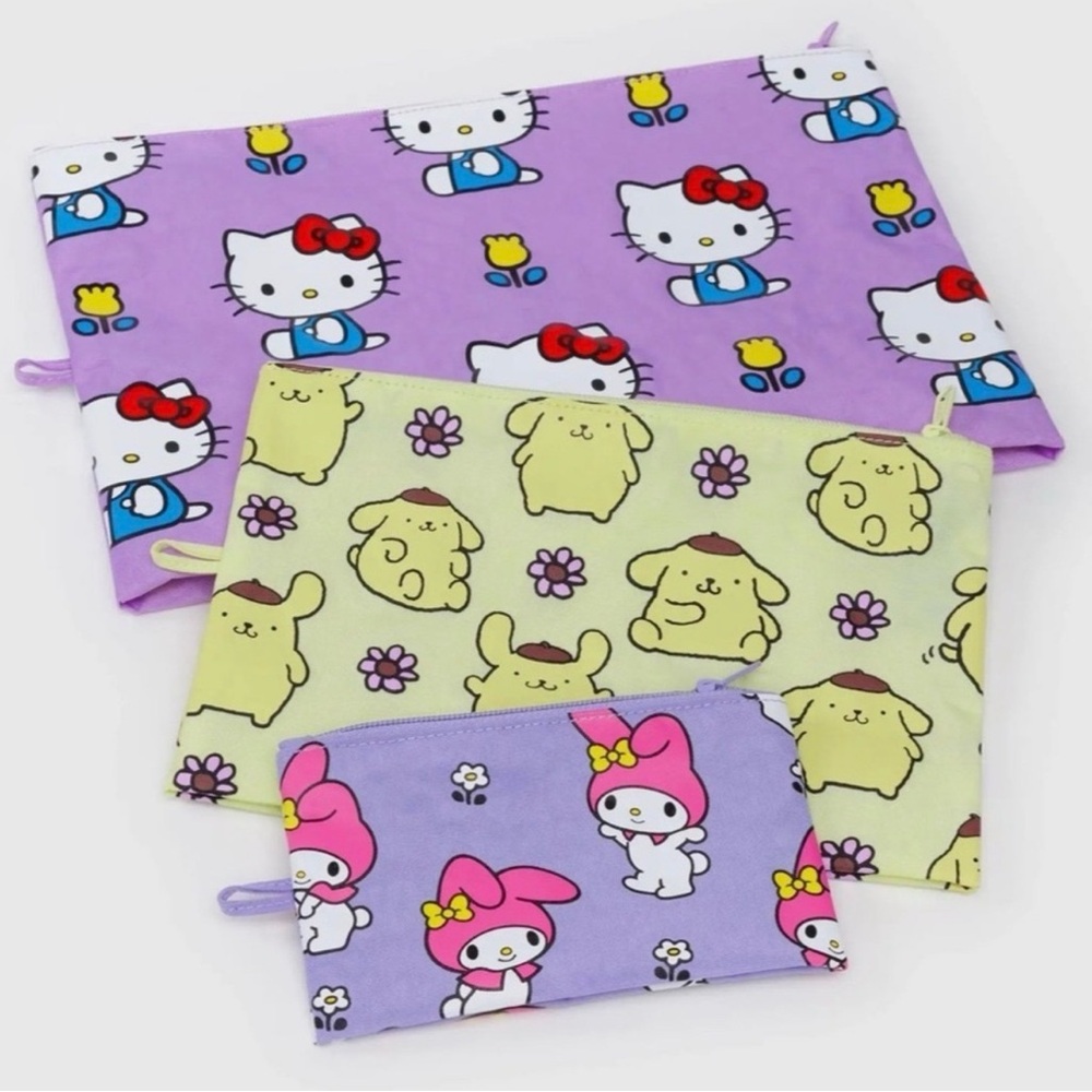Hello Kitty and friends floral go pouch set NWT - Picture 2 of 6